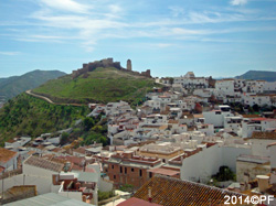 El castillo antigua con vista sobre lora