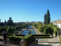 El palacio Alcazar de Crdoba tiene jardines hermosos