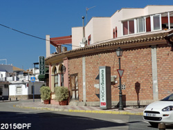 Restaurante, vista desde la calle peatonl