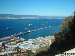 Rock view of Algeciras Bay