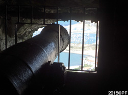 Cannon in the Great Siege tunnels