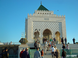 Former king Hassan II's tomb in Rabat