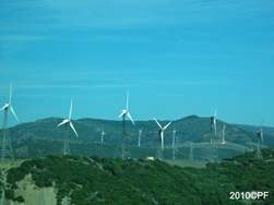 The Atlantic coast houses hundreds of Wind Power mills